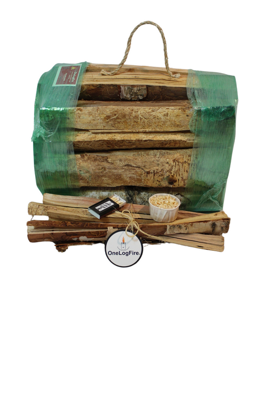 16'' Birch Firewood Bundle Kit, Kiln-Dried Wood For Fireplace, Firepit, Camping In Store Local Pick-Up Only